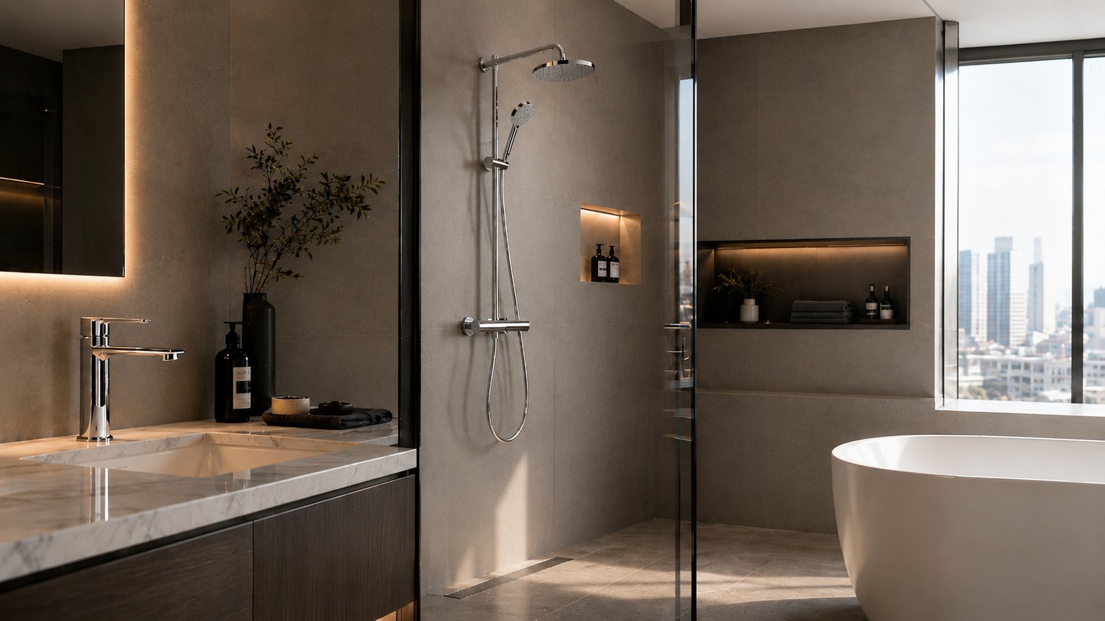 ITALOMIX residential bathroom scene