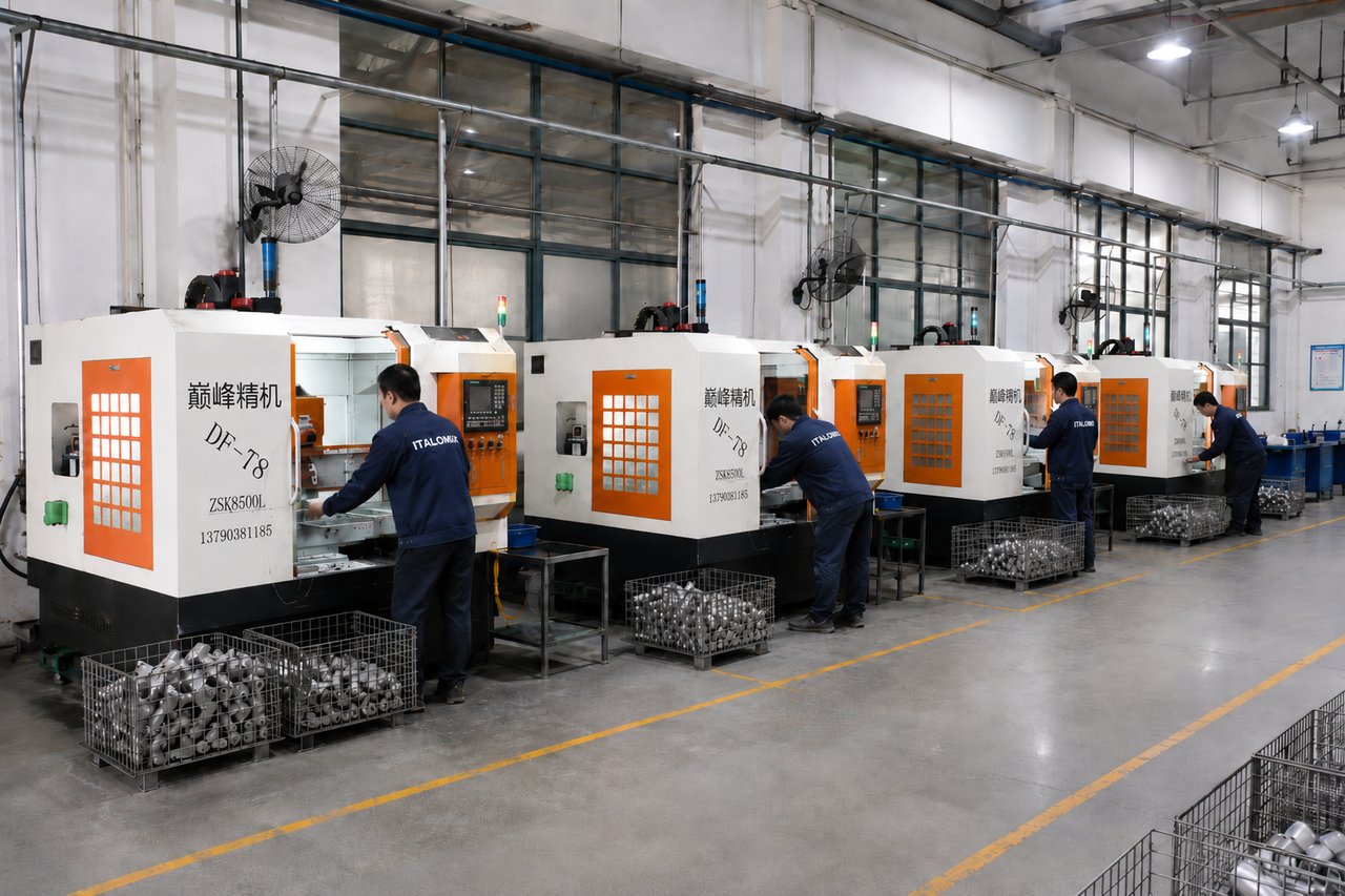ITALOMIX CNC machining workshop